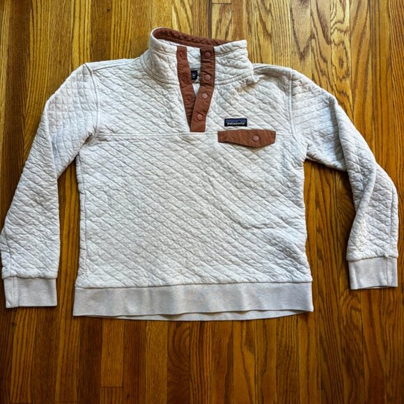 Patagonia Organic Cotton Quilt Snap Pullover Small - Picture 8 of 10